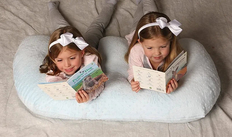 Baby Twin Pillow Multi Functional Nursing Pillow Anti Overflow Spitting Pillows Cushion for Newborns Feeding Bed Baby Nest