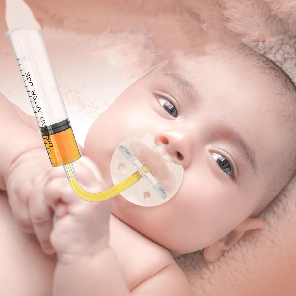 Baby Pacifier Medicine Dispenser Kit Oral Feeding Syringe Toddler 10ml Liquid Dropper Feeder Utensils Kid Health Feeding Tools