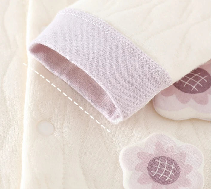 Baby Girl Cute Clothes Newborn Baby Warm Spring Autumn Outwear Jumpsuit Infant 0-18Months Soft Pure Cotton Casual Bodysuit