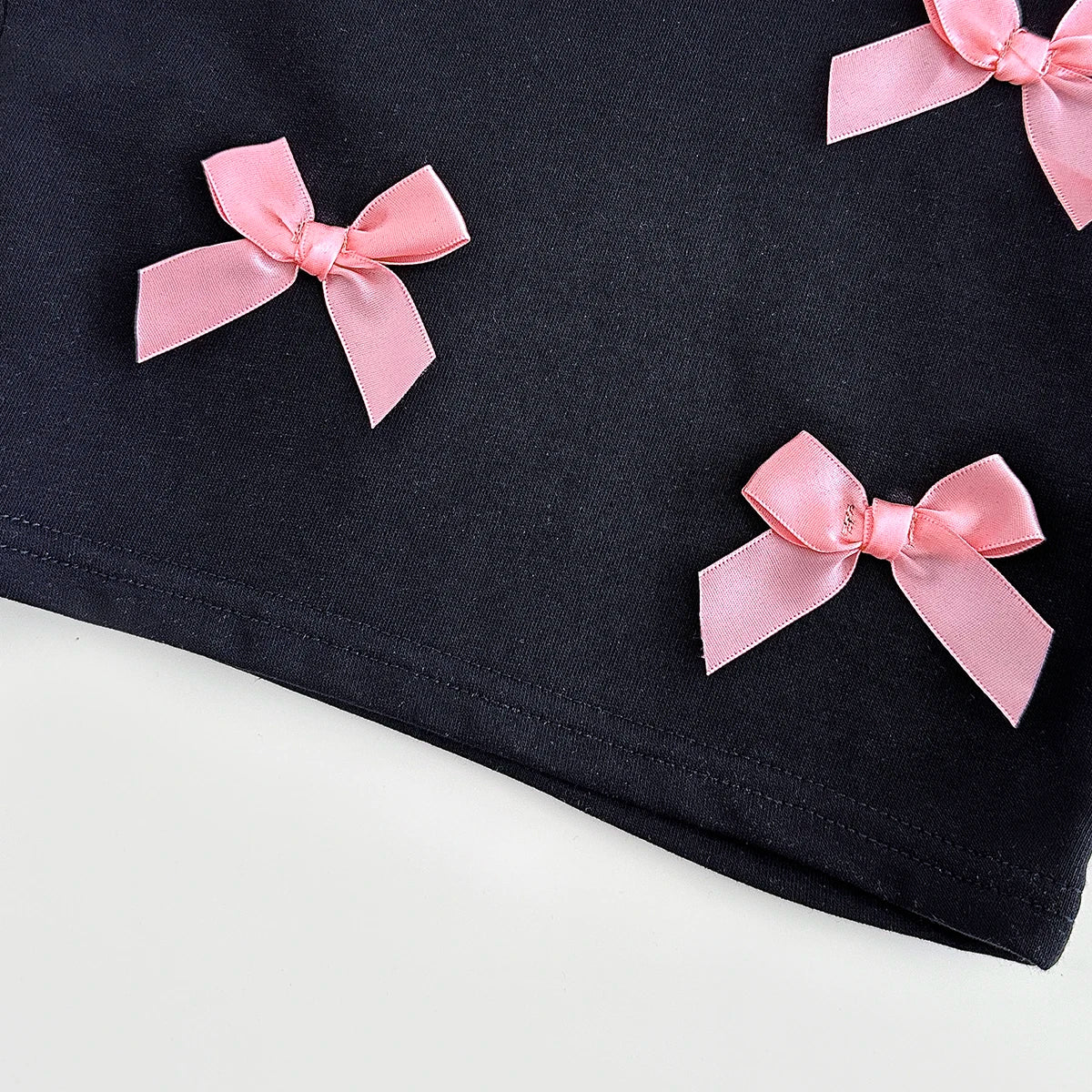 Ins Toddler Baby Suit Infant Outfit Baby Girls Spring Autumn Long Sleeved Bow Top Pullover+Pants Newborn Baby Clothes Sets 0-3Y