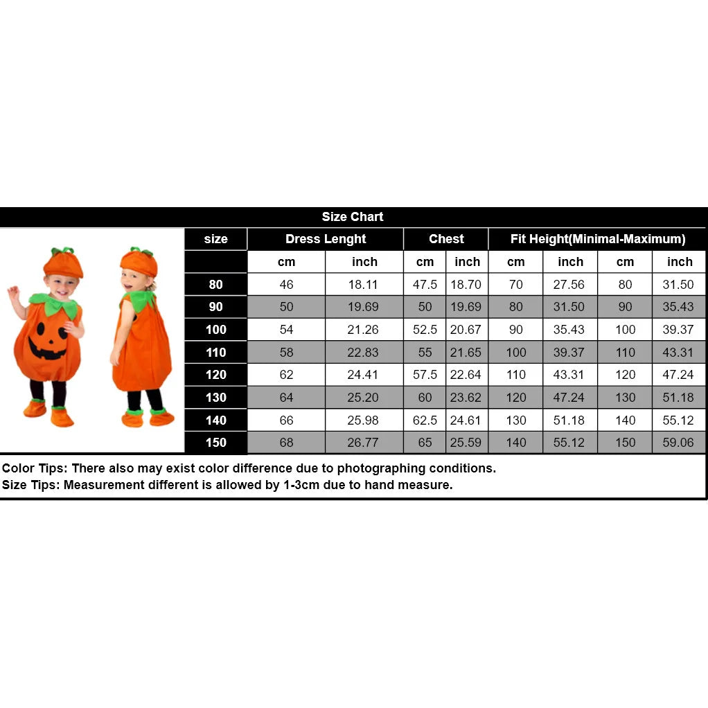 Halloween Baby Romper Cute Pumpkin Embroidery Infant Onesie Crawler Outfit Daily Theme Party Costume