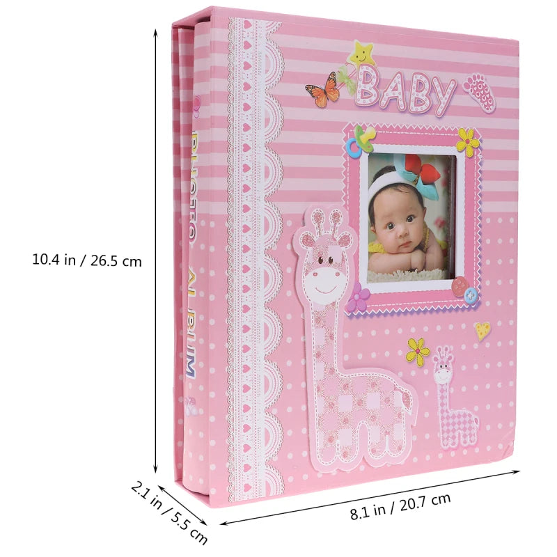 Interstitial Pages Baby Photo Album For Diy Child Growth Record Albums Photo Storage Books Home Decor Keepsake Memories