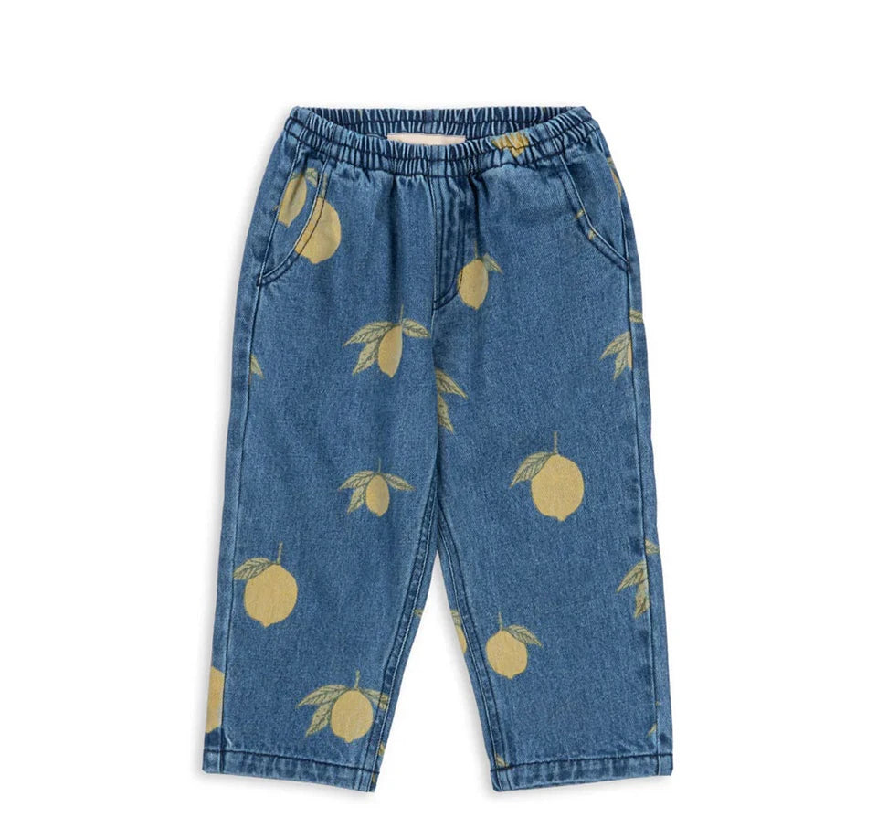 26 KS Toddler Girls Denim Overalls Boys Lemon Jacket Jeans Girl Cat Vest Dress Children Clothes Set Kids Fashion Outerwear Pants