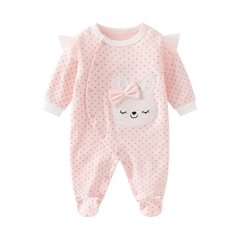 Newborn Baby Clothes Spring Baby Romper Princess style girls Sleepsuit Girl Sleepwear One-pieces Jumpsuit Baby Clothing Jumpsuit
