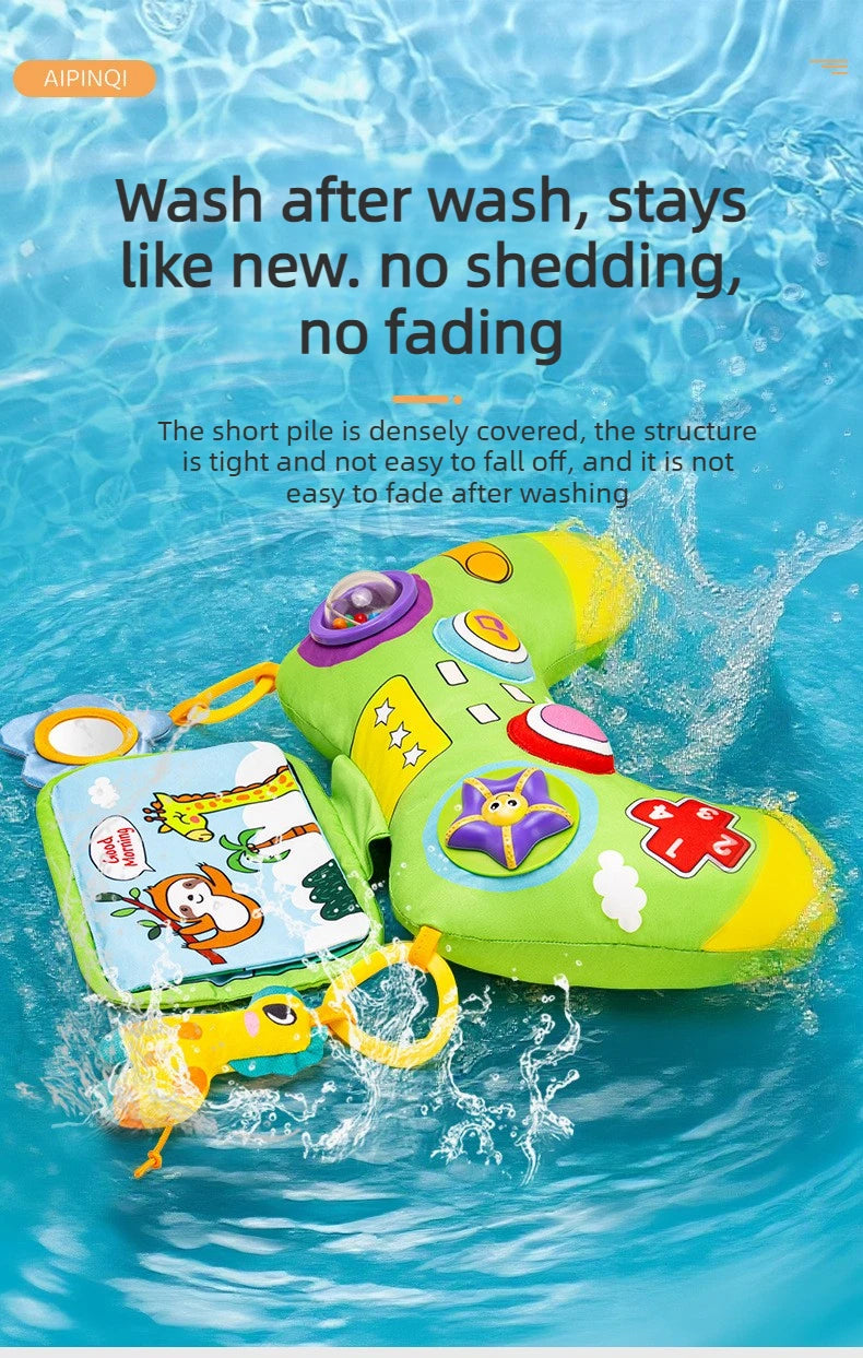 1Pc Soft U-shaped Baby Tummy Pillow, comfy head lifting training cushion, fun play mat and practical gift for newborns