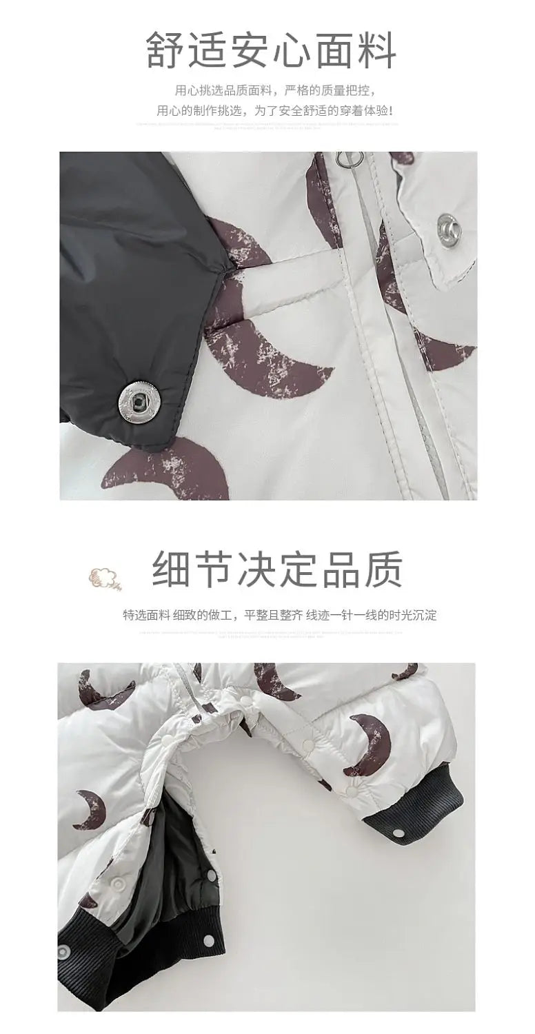 2026 Newborn Baby Clothes Winter Rompers Jumpsuit Cotton Jacket Outwear Girls' Thick Warm Climbing Clothes Bodysuits One-Pieces