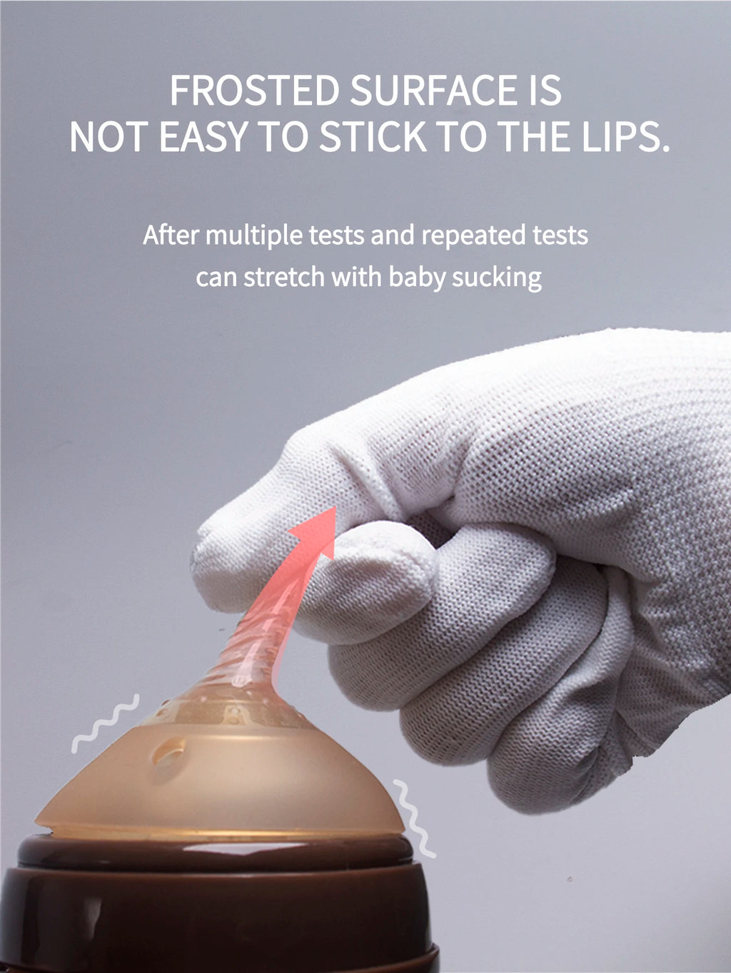 1Pc Silicone Baby Bottle 150ml/240ml Soft Durable against drops Big Mouth Pacifier Head Silicone with Handle and Gravity Ball