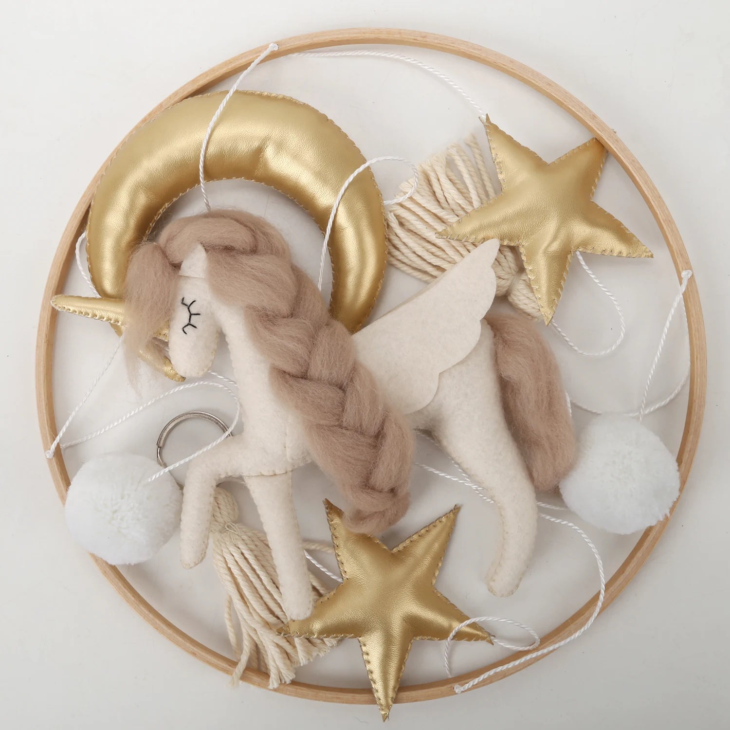 Unicorn baby mobile for crib Baby Girl Mobile Unicorn Nursery decor