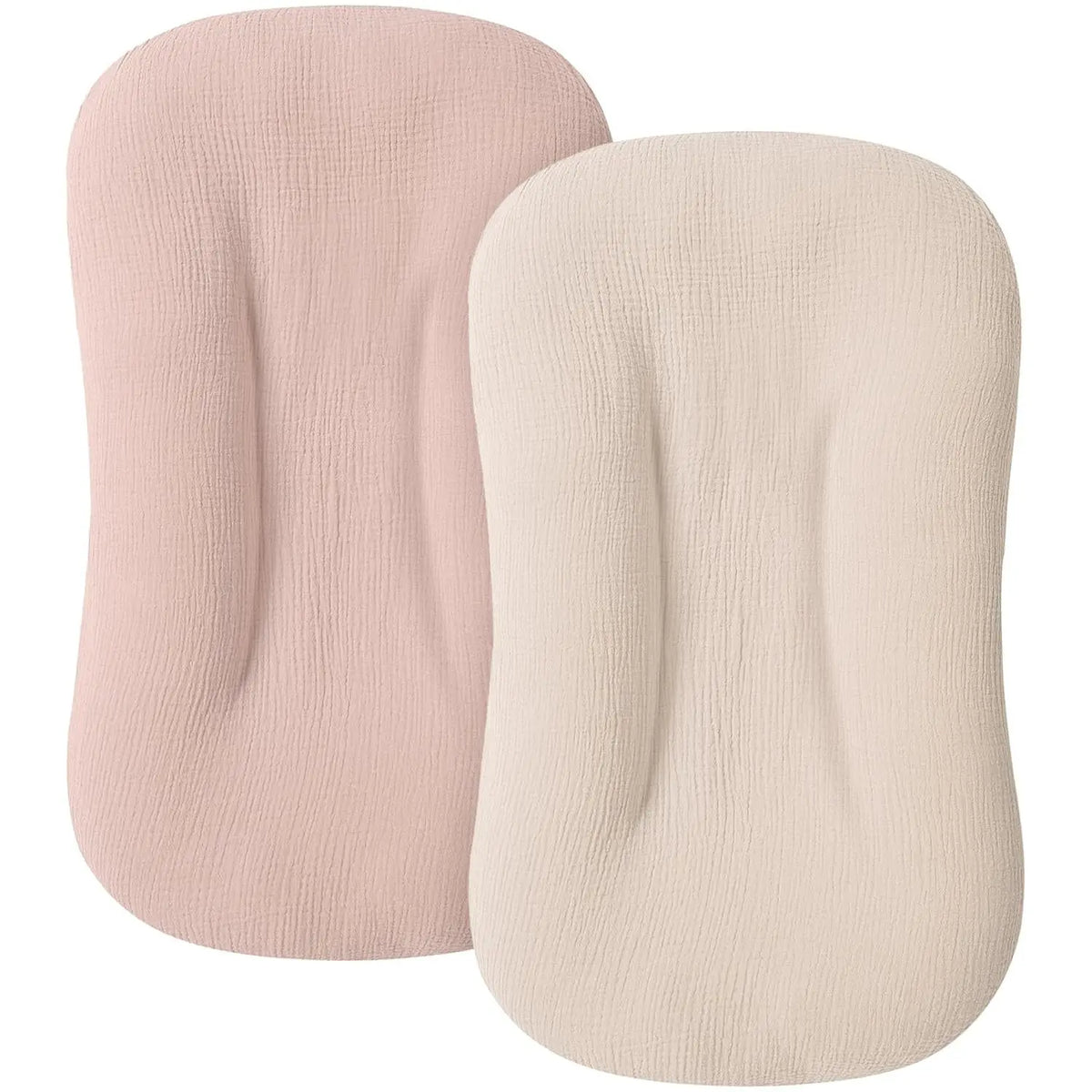Baby Lounger Covers Muslin Soft and Breathable Slipcover for Snuggle Me Lounger Machine Washable &Zipper-Free for Safe Daily Use