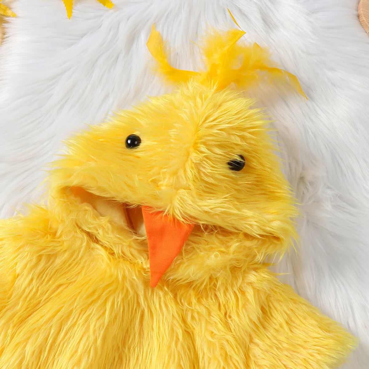 Halloween Christmas Party Baby Girl Boy Cosplay Chicken One-piece Clothes Cute Plush Short-sleeved Hooded One-piece Pants Set