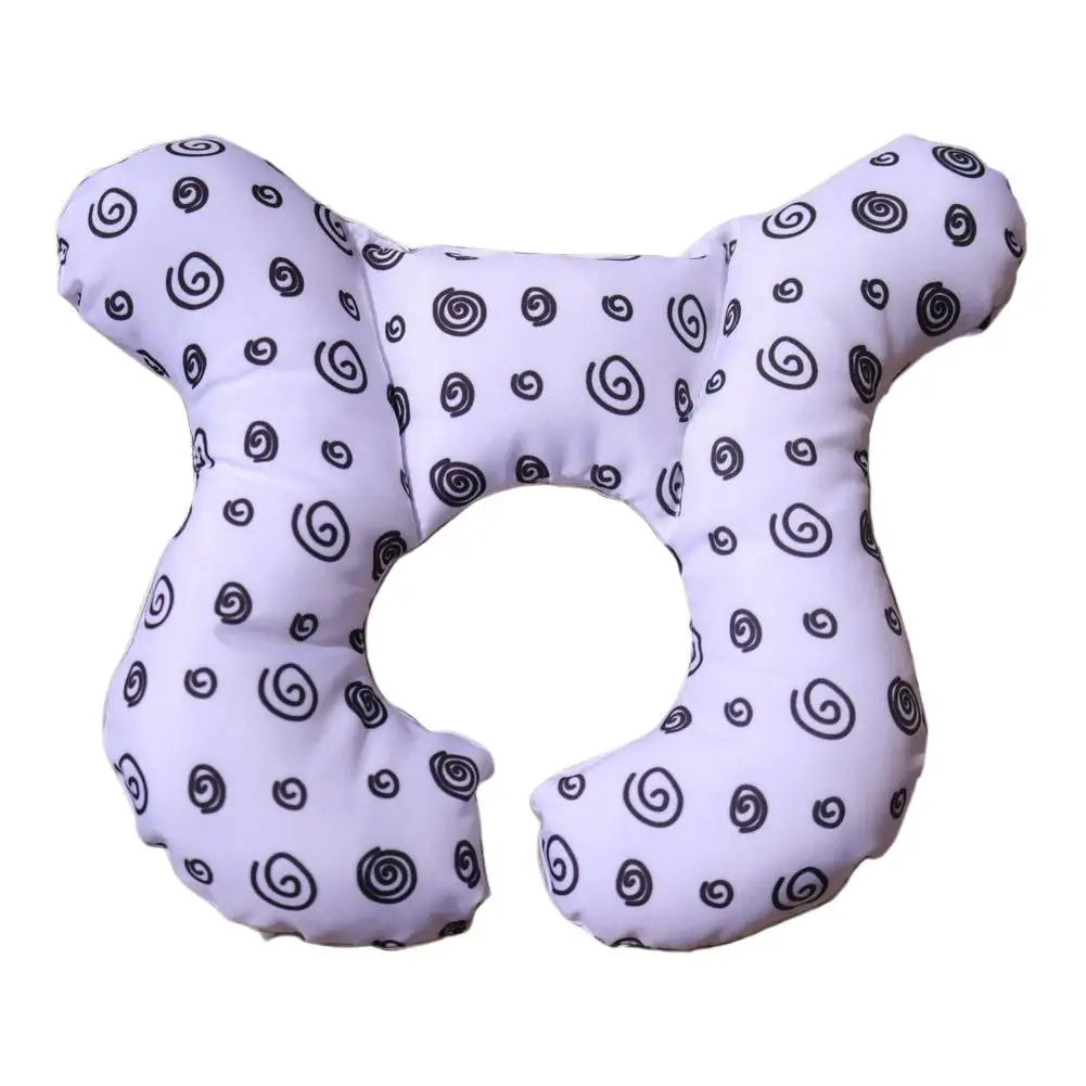 Baby U-shaped Neck Support Pillow Soft Cotton Travel Headrest for Car Seat Stroller Airplane Toddler Cushion for 0-3 Years Old