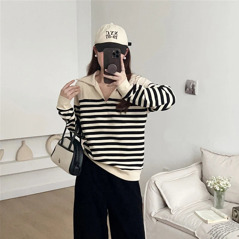 Breastfeeding Blouses Clothes For Pregnant Women Cotton Stripe Spring Autumn Long Sleeve Maternity Clothing Nursing Clothes