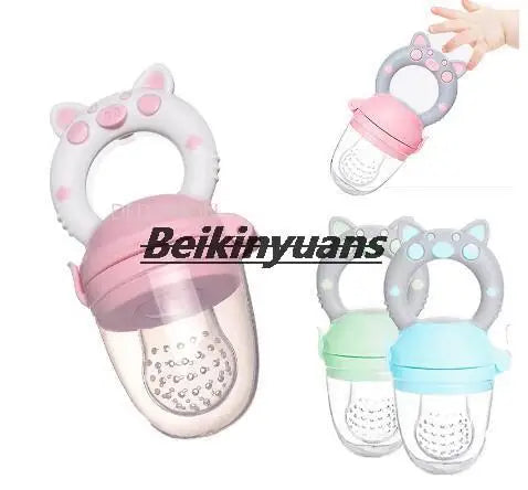 Newborn Pacifier Feeder For Baby pacifier Food Grade Silicone PP Training Nipple Milk Fresh Fruit Nibbler Teat Pacifier Bottles