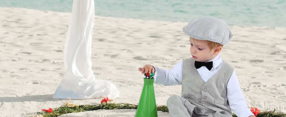 Baby Boy Hat Toddler Golf Cap Newborn Baptism Herringbone Flag Headgear Kids Gentleman Wedding Cotton Soft Lining Accessories