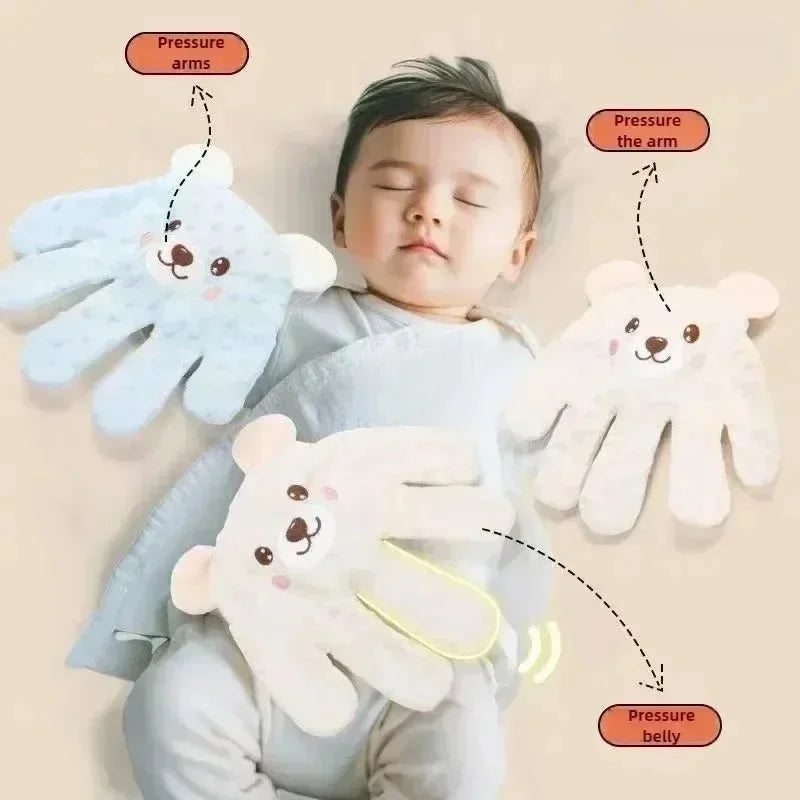 Newborn Baby Sleep Aid Palm Pillow Remote Control Soothing Calming Palm Toddler Comfort Sleep Support Cushion
