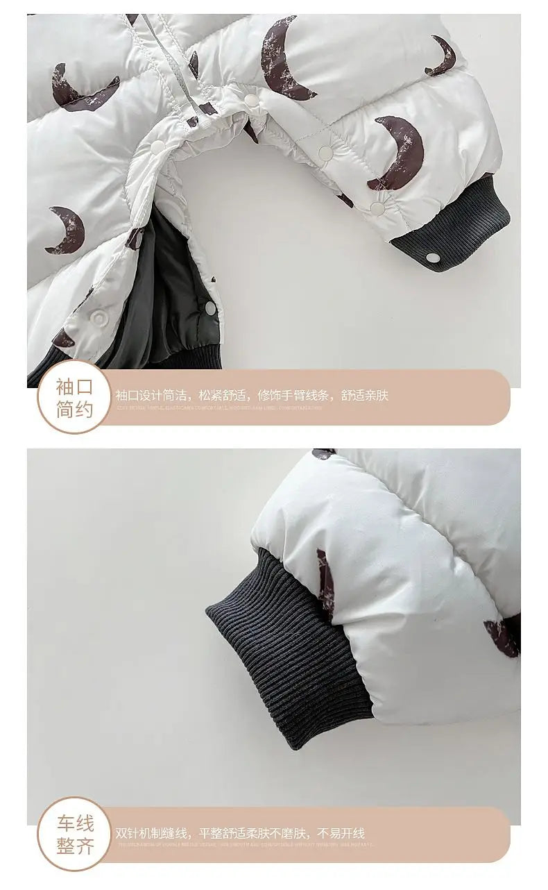 2026 Newborn Baby Clothes Winter Rompers Jumpsuit Cotton Jacket Outwear Girls' Thick Warm Climbing Clothes Bodysuits One-Pieces