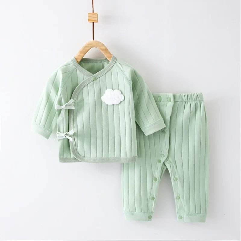 Infant Baby Set 0-6M Spring Autumn Newborn Baby Boys Girls Set Casual Clothes For Girl Long Sleeve T Shirt and Pants Costume