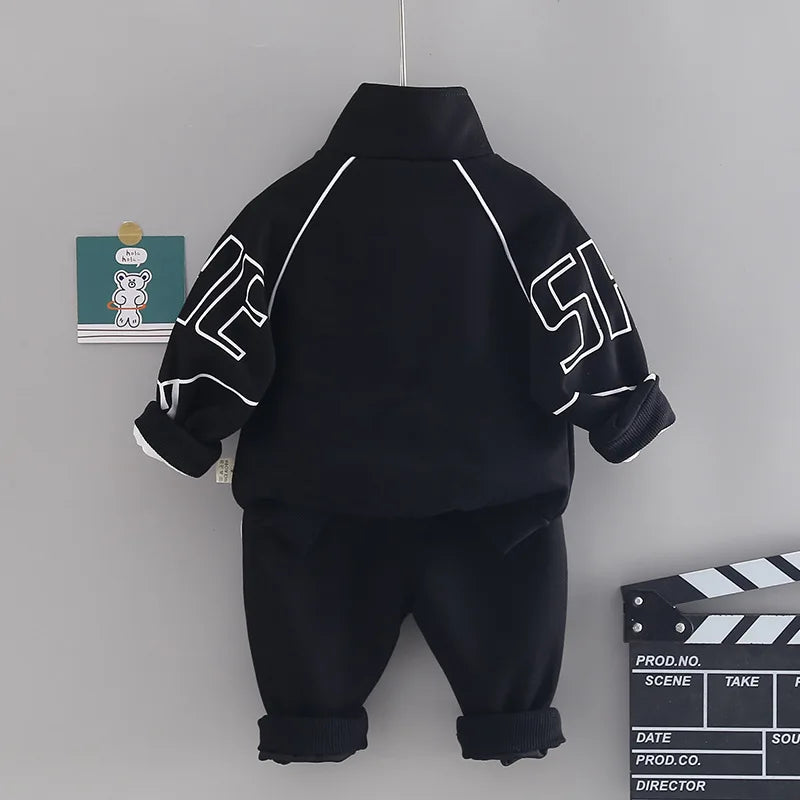 New Spring Autumn Baby Clothes Suit Children Boys Jacket Pants 2Pcs/Sets Kids Girls Clothing Infant Costume Toddler Tracksuits