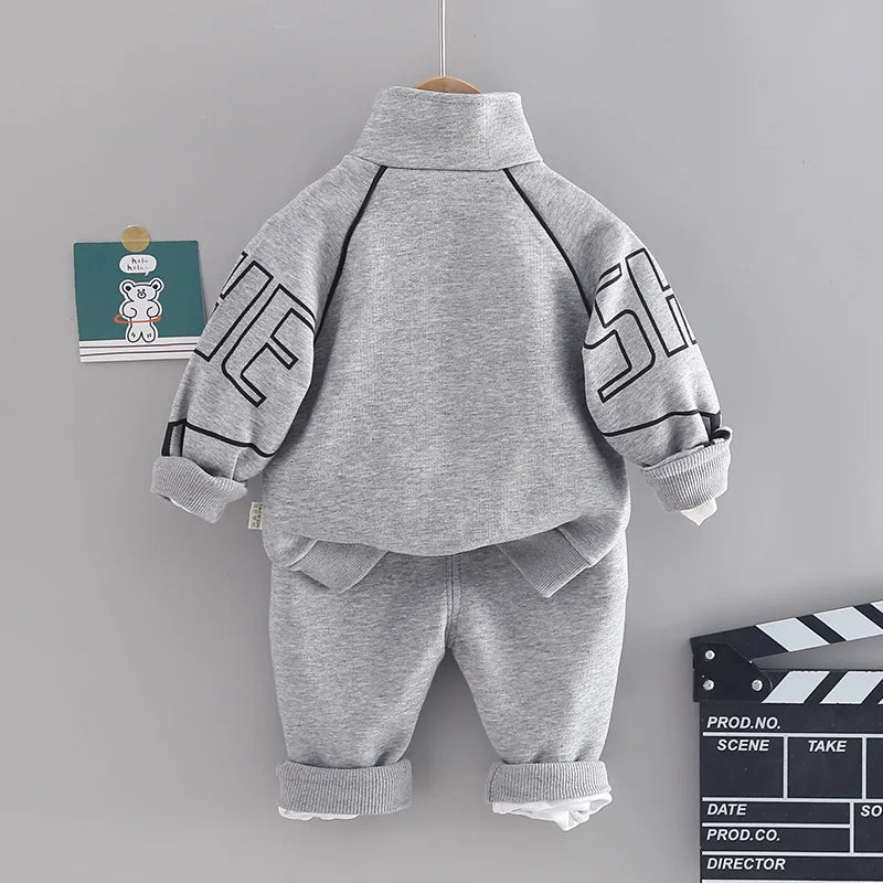 New Spring Autumn Baby Clothes Suit Children Boys Jacket Pants 2Pcs/Sets Kids Girls Clothing Infant Costume Toddler Tracksuits