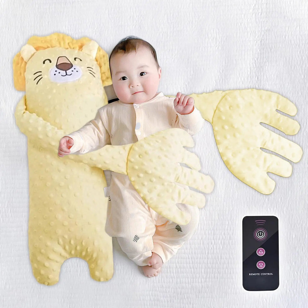 Remote Control Electric Baby Sleep Toy Baby Sleep Aid Companion Cartoon Patting Patter Cartoon Baby Sleep Aid Soother Pillow