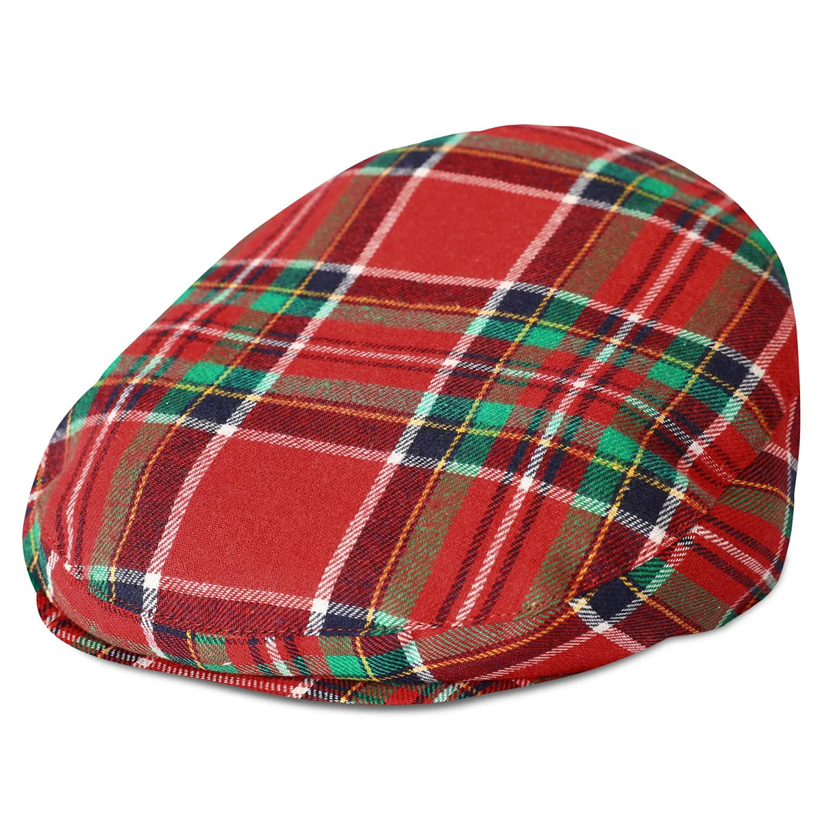Baby Boy Hat Toddler Golf Cap Newborn Baptism Herringbone Flag Headgear Kids Gentleman Wedding Cotton Soft Lining Accessories