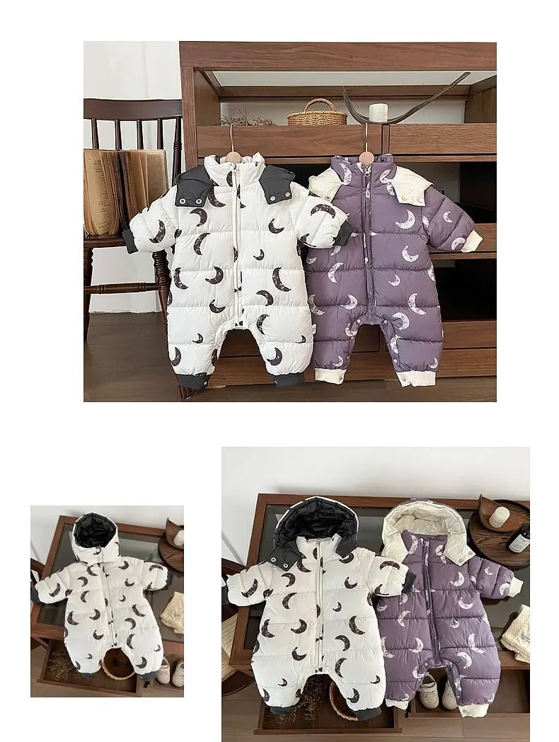 2026 Newborn Baby Clothes Winter Rompers Jumpsuit Cotton Jacket Outwear Girls' Thick Warm Climbing Clothes Bodysuits One-Pieces