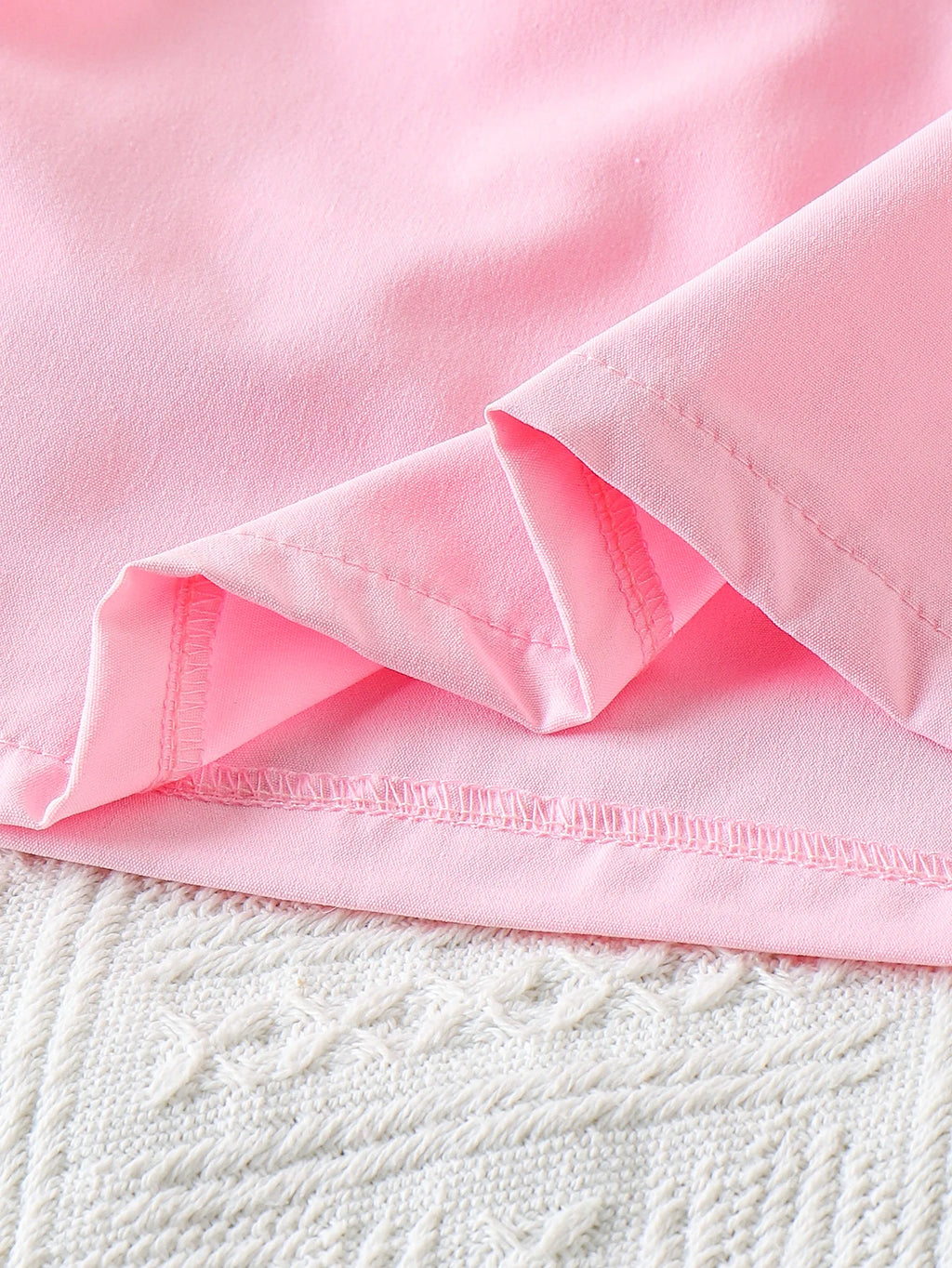 Cross-border Summer New Girl Sweet and Comfortable 4-7 Years Old Pink Top + Pantsuit