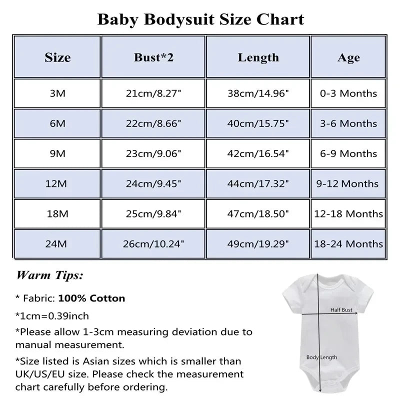 Newborn Baby Boys Girls Clothes Infant Cartoon Daddy and Me Print Short Sleeve Bodysuit Summer Romper Infant Jumpsuit