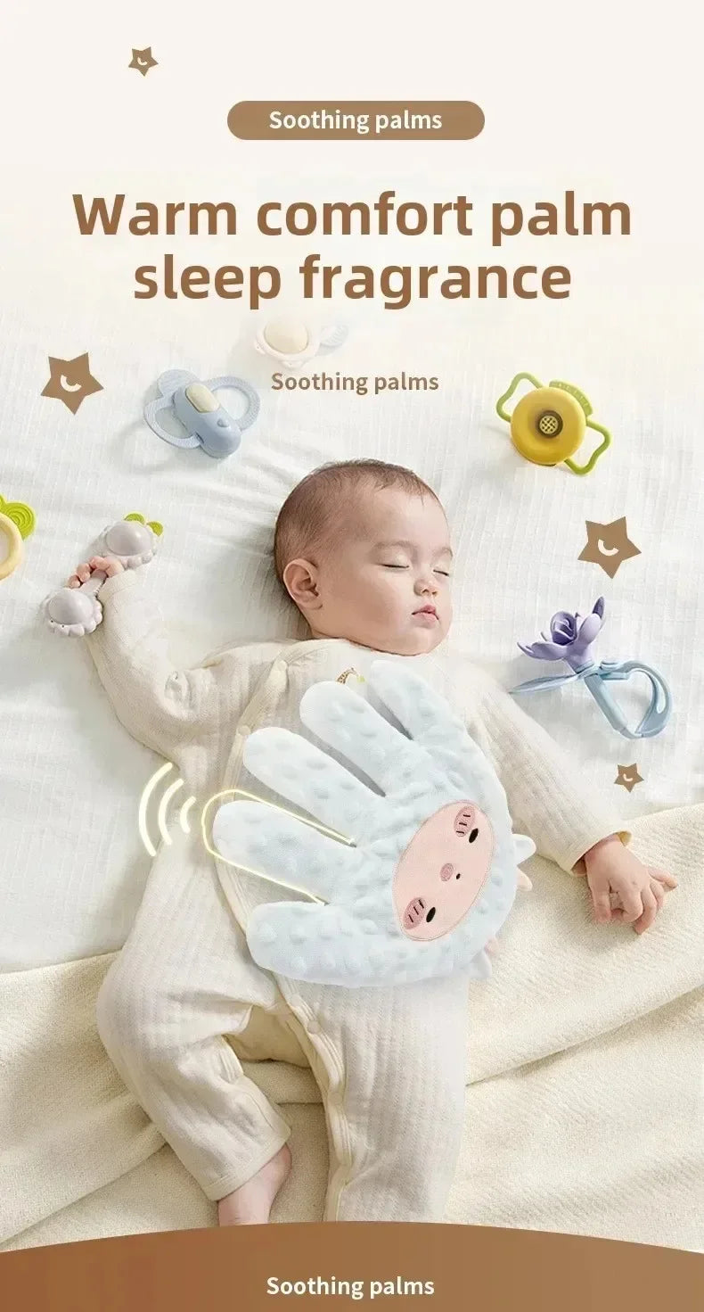 Newborn Baby Sleep Aid Palm Pillow Remote Control Soothing Calming Cushion Toddler Sleep Support Pillow