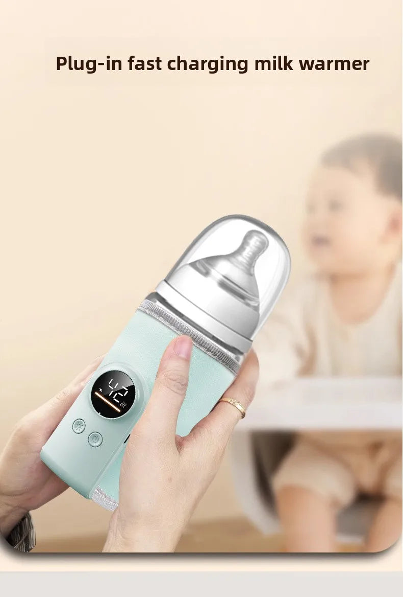 USB Baby Milk Warmer Baby Nursing Cup Heater Portable Smart Temperature Control Bottle Warmer Sleeve Outdoor Travel Accessories