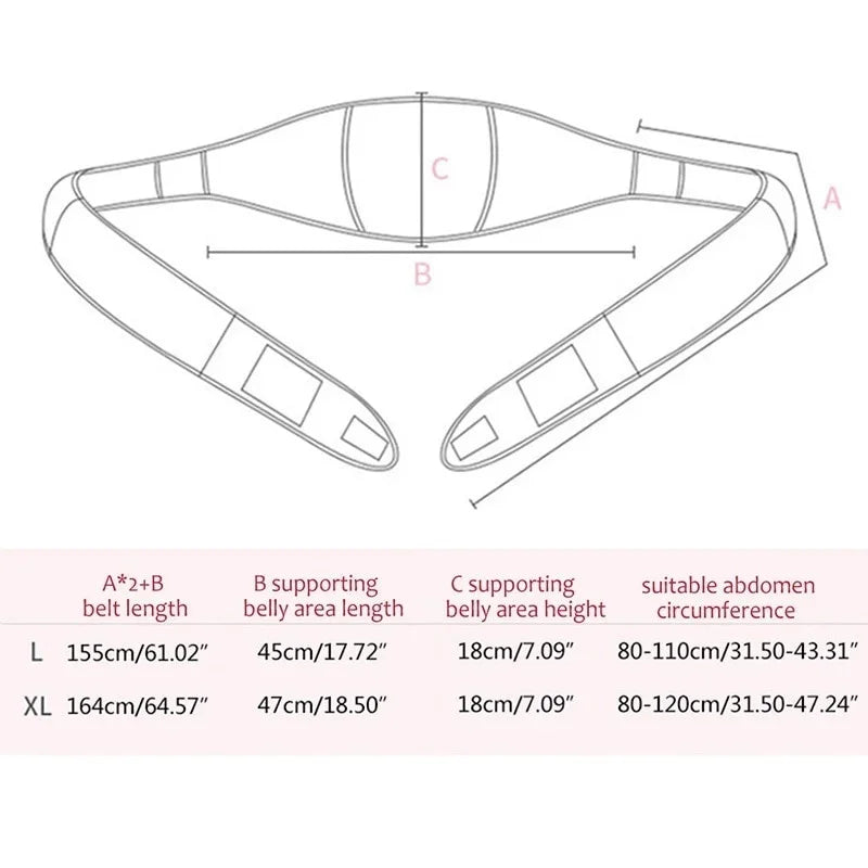 Pregnant Women Support Belly Band Back Clothes Belt Adjustable Waist Care Maternity Abdomen Brace Protector Pregnancy