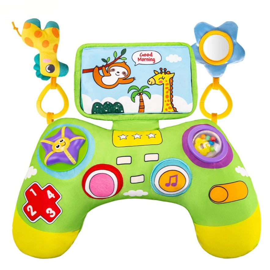 1Pc Soft U-shaped Baby Tummy Pillow, comfy head lifting training cushion, fun play mat and practical gift for newborns