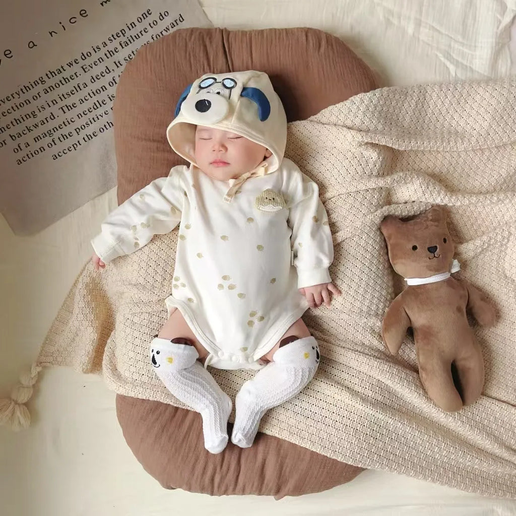 Baby Lounger Covers Muslin Soft and Breathable Slipcover for Snuggle Me Lounger Machine Washable &Zipper-Free for Safe Daily Use