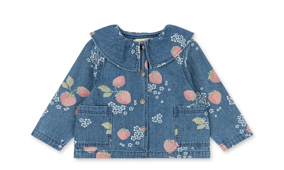 26 KS Toddler Girls Denim Overalls Boys Lemon Jacket Jeans Girl Cat Vest Dress Children Clothes Set Kids Fashion Outerwear Pants