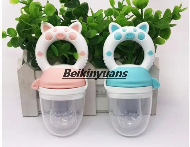 Newborn Pacifier Feeder For Baby pacifier Food Grade Silicone PP Training Nipple Milk Fresh Fruit Nibbler Teat Pacifier Bottles