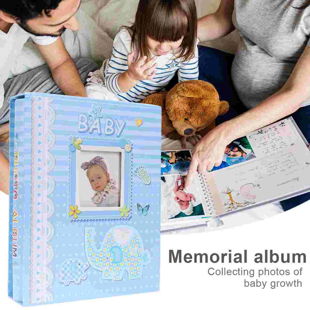 Interstitial Pages Baby Photo Album For Diy Child Growth Record Albums Photo Storage Books Home Decor Keepsake Memories