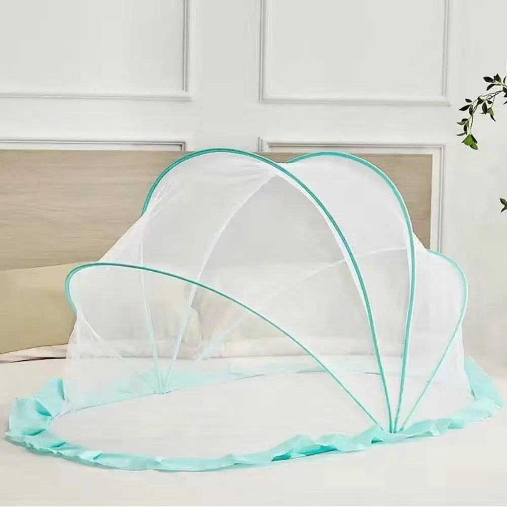 Folding Baby Crib Mosquitoes Net Breathable Soft Infant Mosquito Net Bed Portable Full-Coverage Mesh Sleeping Net Baby Sleep
