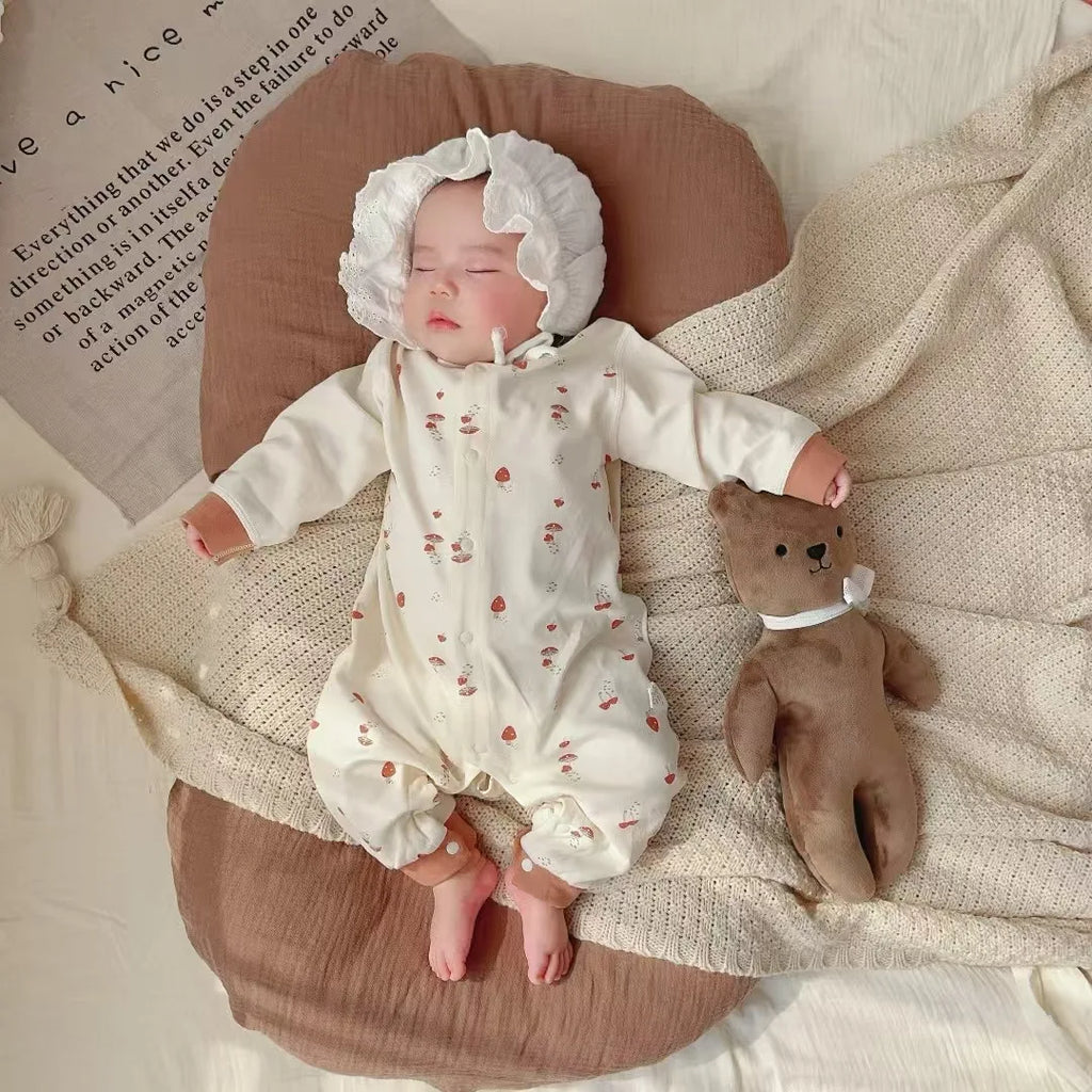 Baby Lounger Covers Muslin Soft and Breathable Slipcover for Snuggle Me Lounger Machine Washable &Zipper-Free for Safe Daily Use
