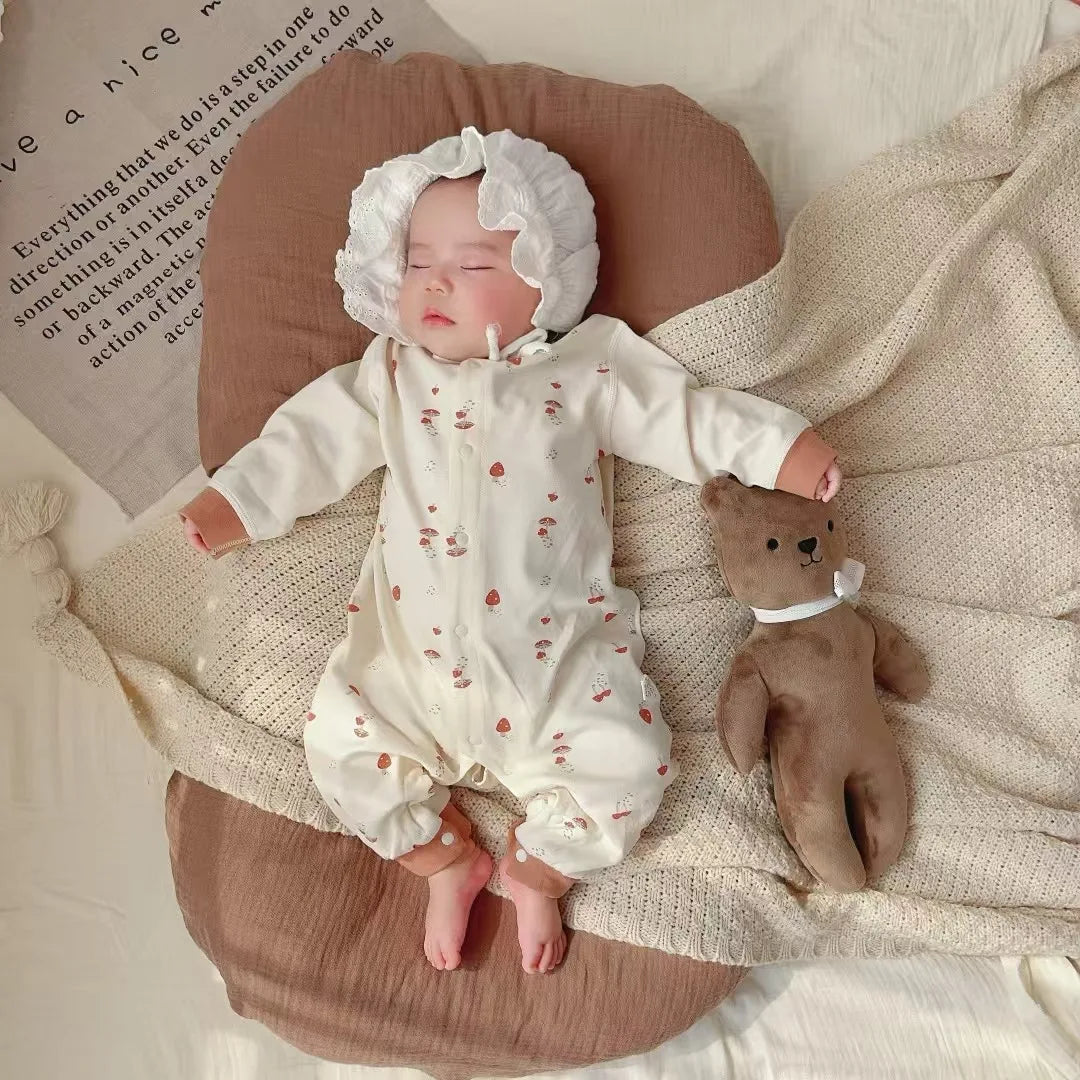 Baby Lounger Covers Muslin Soft and Breathable Slipcover for Snuggle Me Lounger Machine Washable &Zipper-Free for Safe Daily Use
