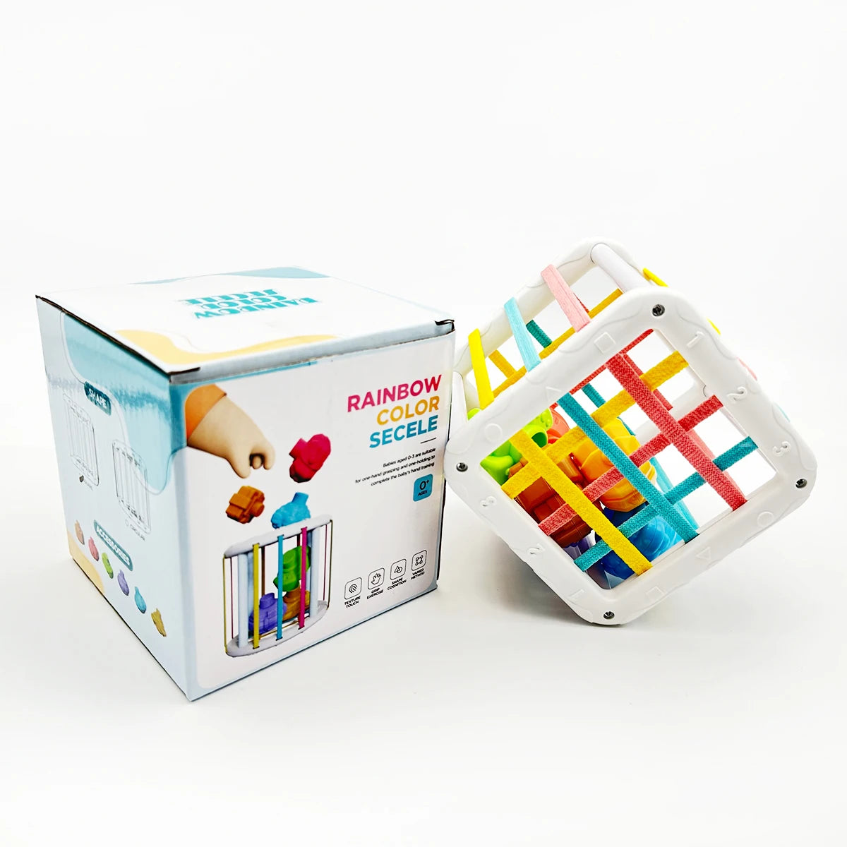 Baby Montessori Learning Educational Toys Colorful Shape Blocks Sorting Game For Children Bebe Birth Inny 0 12 Months Toy Gifts