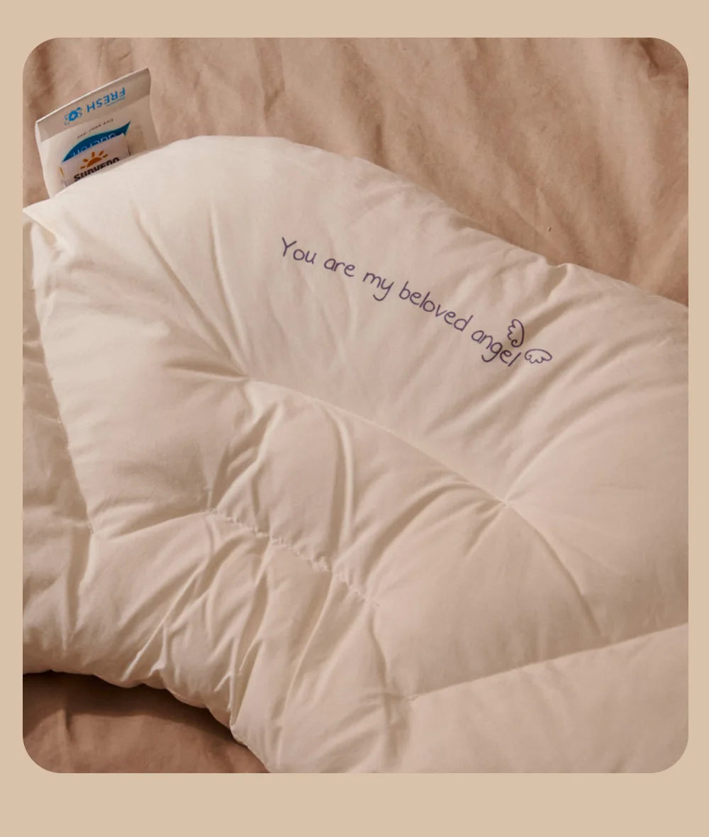 Sunveno Kids Pillows Removable Surround-Style Children Sleep Pillow Cuddle Cushion Soothing Pillow for 2-6 Years