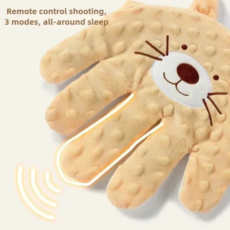 Newborn Baby Sleep Aid Palm Pillow Remote Control Soothing Calming Palm Toddler Comfort Sleep Support Cushion