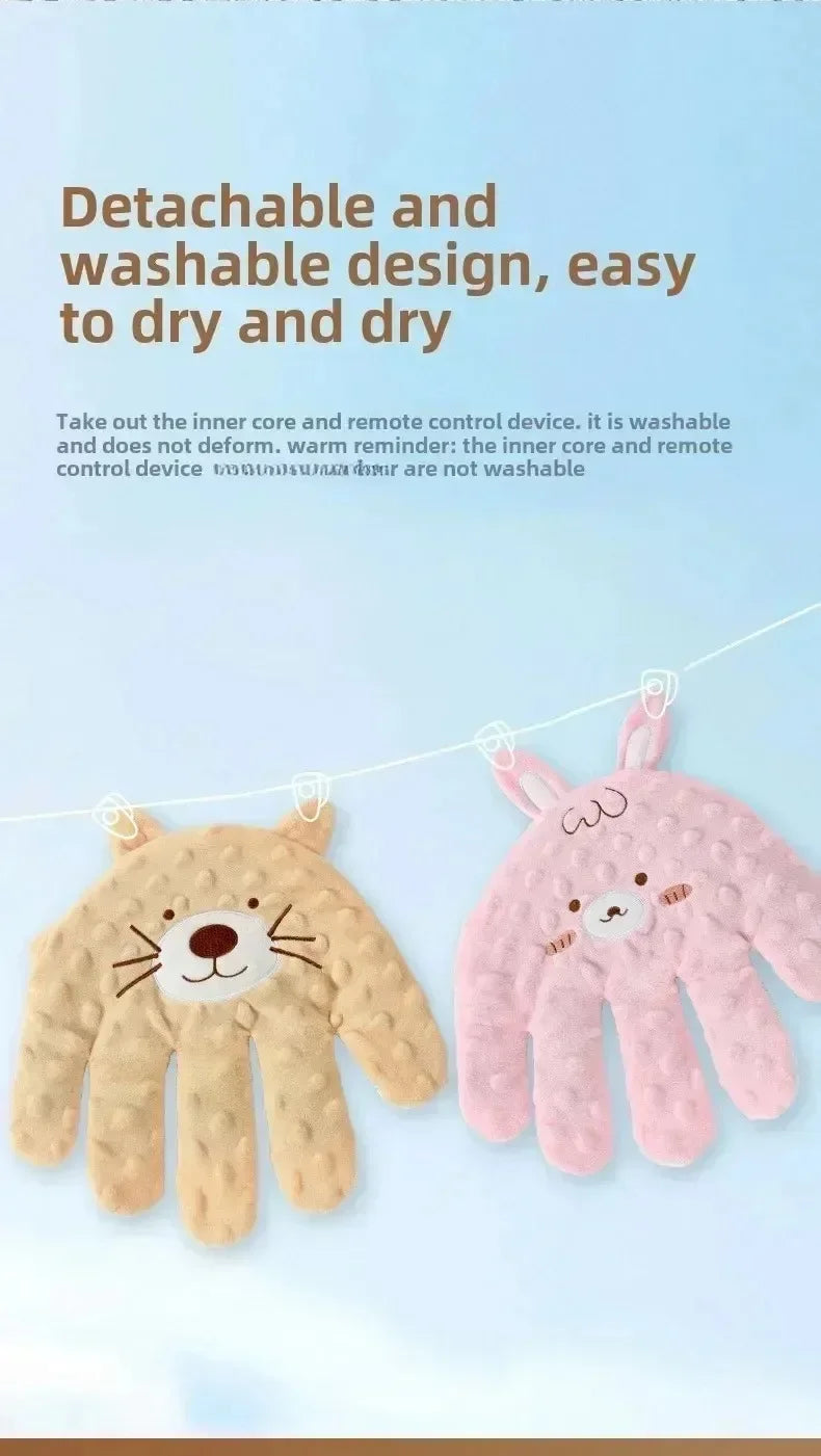 Newborn Baby Sleep Aid Palm Pillow Remote Control Soothing Calming Palm Toddler Comfort Sleep Support Cushion