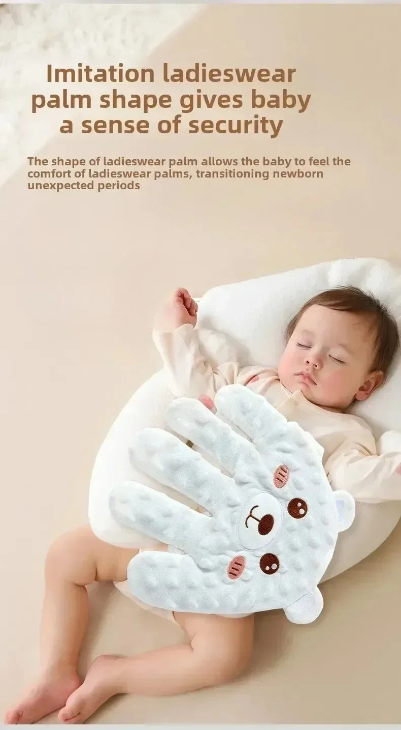 Newborn Baby Sleep Aid Palm Pillow Remote Control Soothing Calming Palm Toddler Comfort Sleep Support Cushion