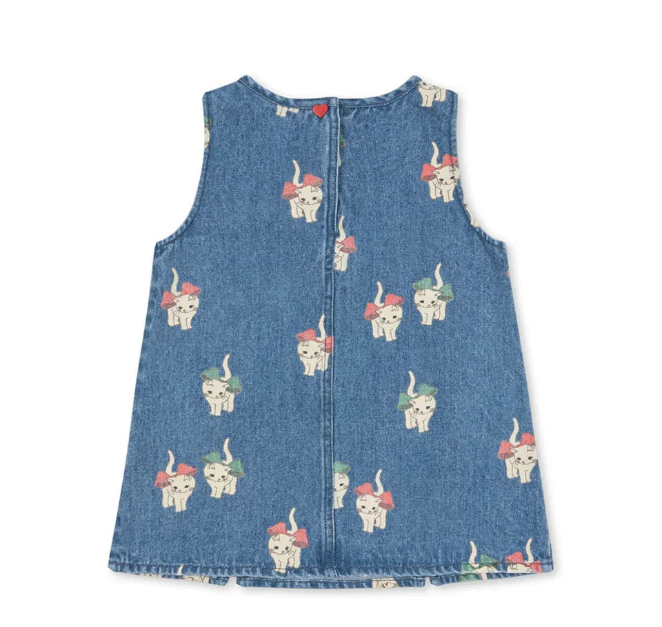 26 KS Toddler Girls Denim Overalls Boys Lemon Jacket Jeans Girl Cat Vest Dress Children Clothes Set Kids Fashion Outerwear Pants