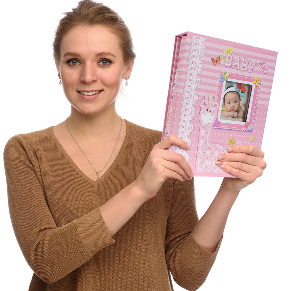Interstitial Pages Baby Photo Album For Diy Child Growth Record Albums Photo Storage Books Home Decor Keepsake Memories