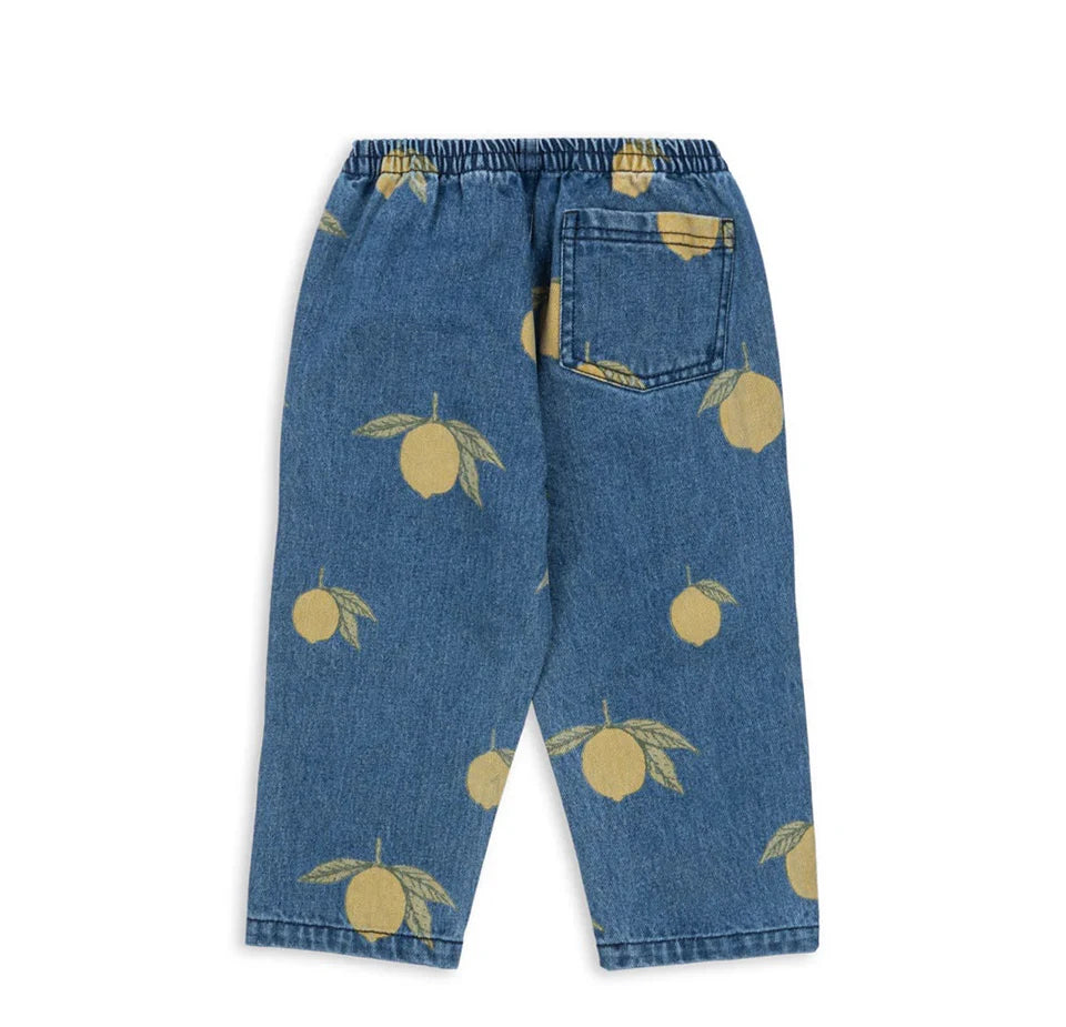 26 KS Toddler Girls Denim Overalls Boys Lemon Jacket Jeans Girl Cat Vest Dress Children Clothes Set Kids Fashion Outerwear Pants