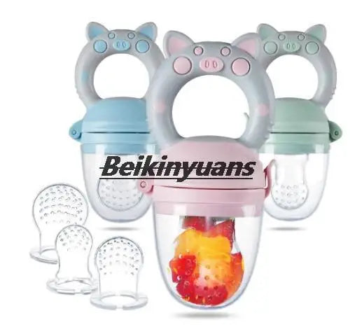 Newborn Pacifier Feeder For Baby pacifier Food Grade Silicone PP Training Nipple Milk Fresh Fruit Nibbler Teat Pacifier Bottles