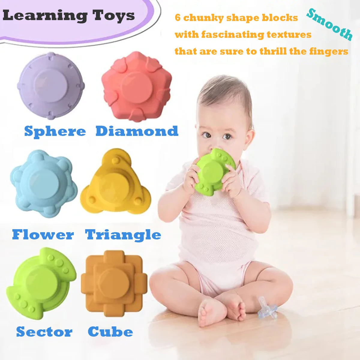 Baby Montessori Learning Educational Toys Colorful Shape Blocks Sorting Game For Children Bebe Birth Inny 0 12 Months Toy Gifts