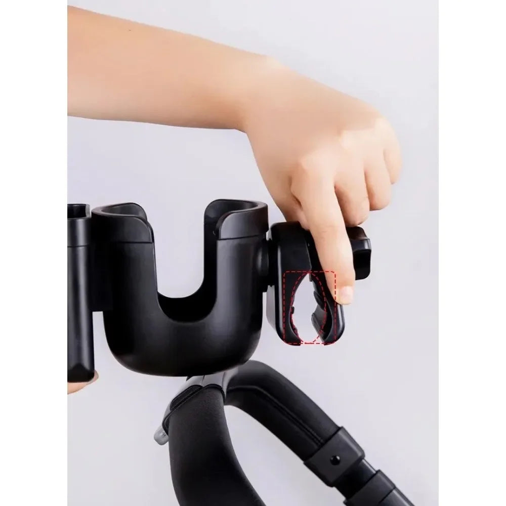 Pram Cup Holders Children's Stroller Bottle Holders Pram Bottle Holders Anti-Slip Design Pram Accessories Mobile Phone Holders